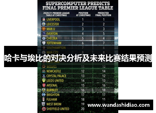 哈卡与埃比的对决分析及未来比赛结果预测